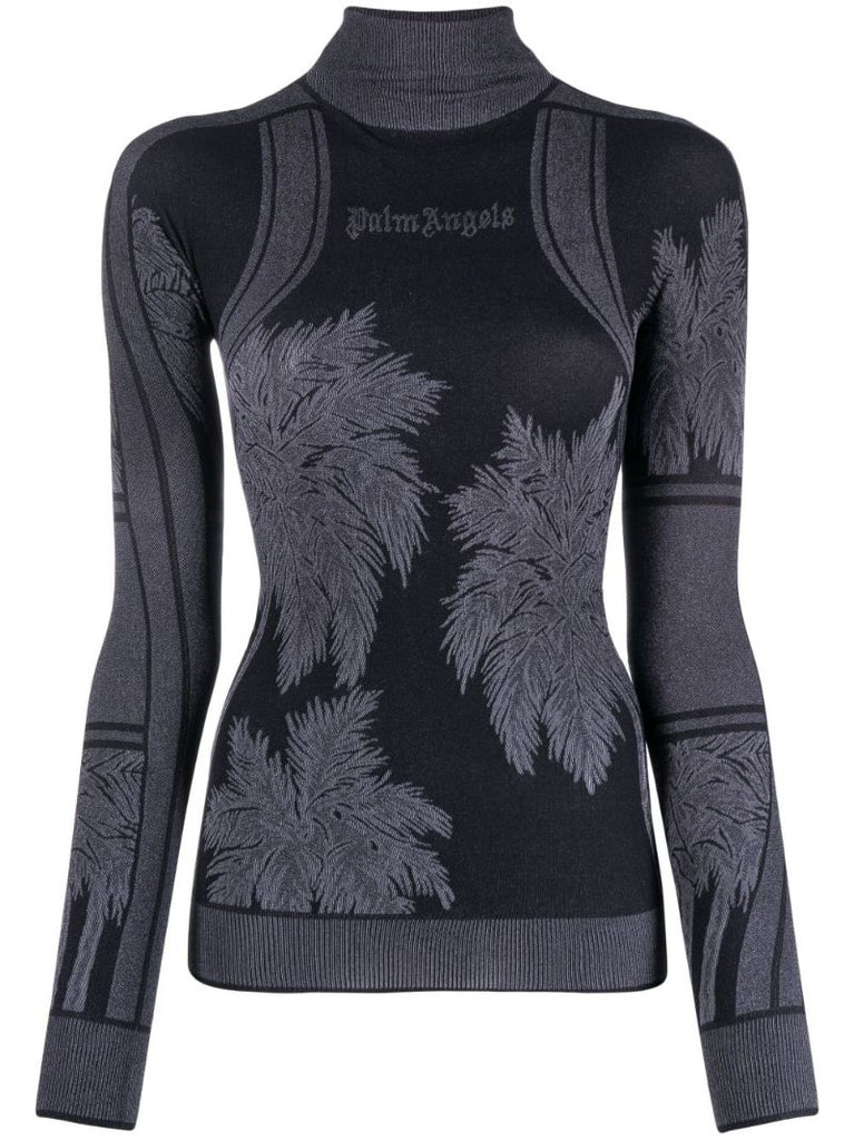 Black Palm Ski Base Layer Top