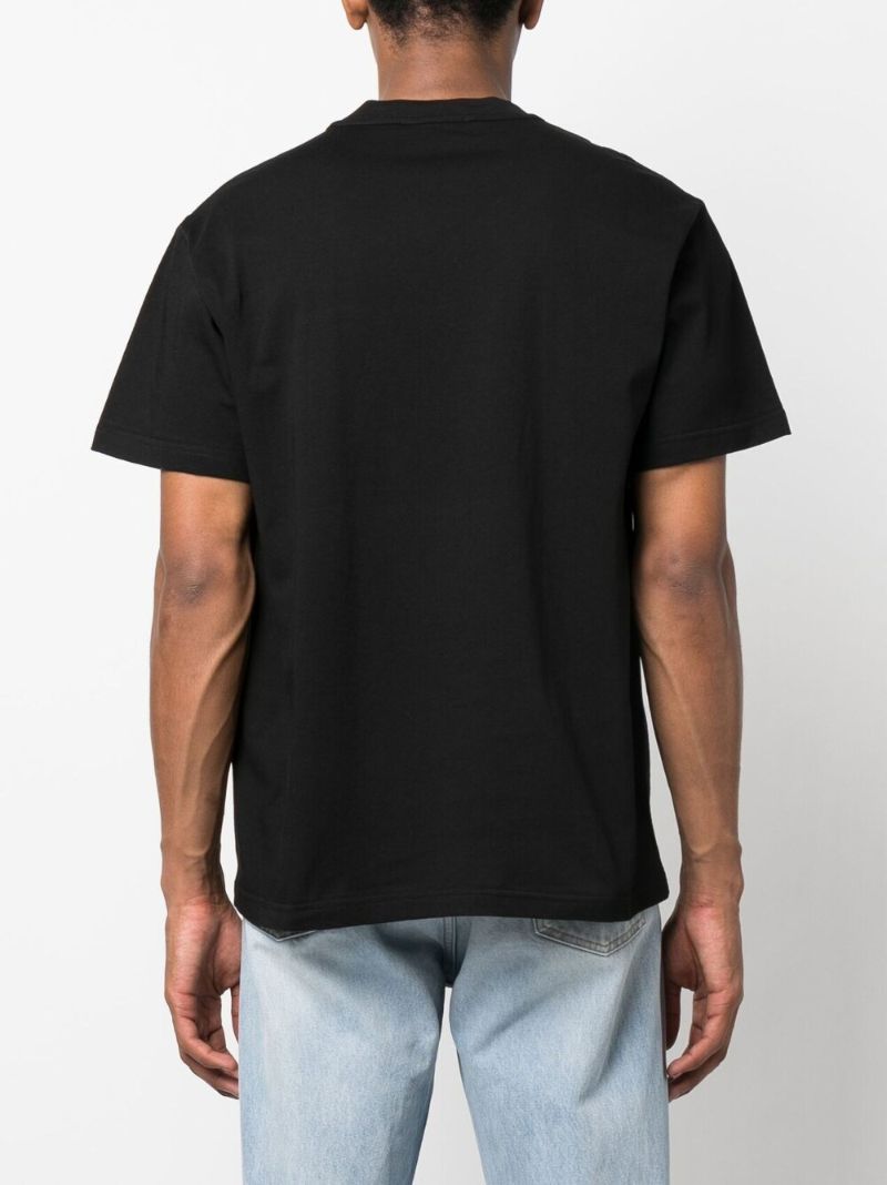Black Logo-print Short-sleeve T-shirt