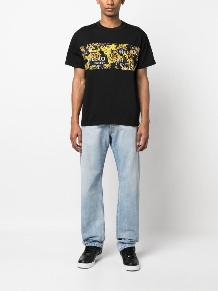 Black Logo-print Short-sleeve T-shirt