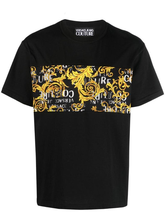 Black Logo-print Short-sleeve T-shirt