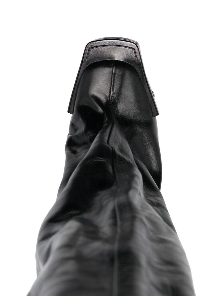 Black 65 Thigh-high Platform Boots