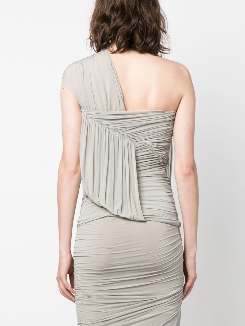 Grey Edfu Draped Top
