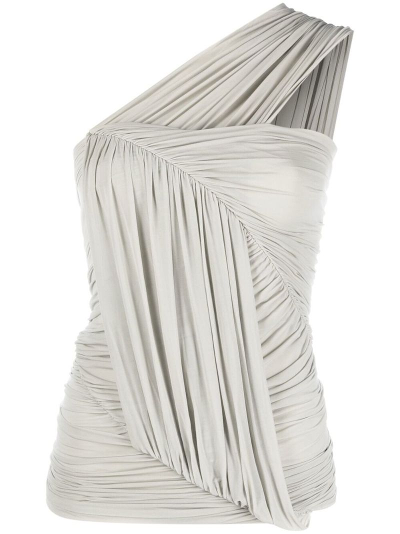 Grey Edfu Draped Top