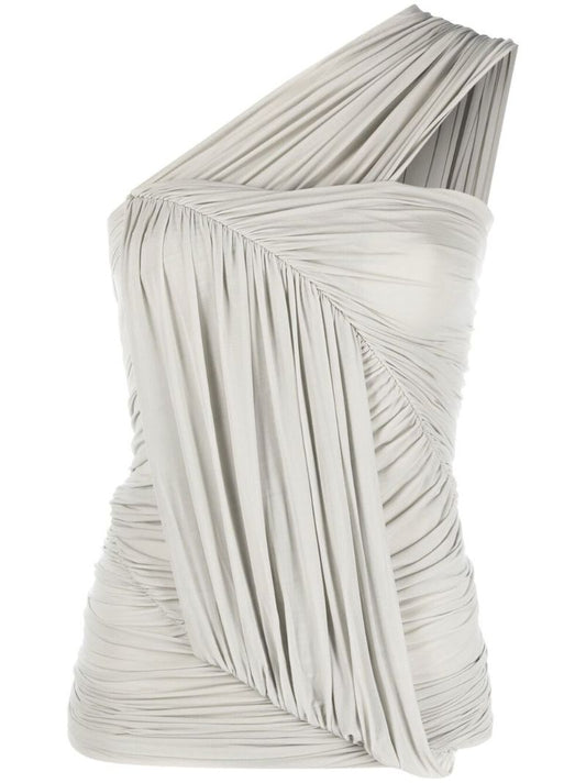 Grey Edfu Draped Top