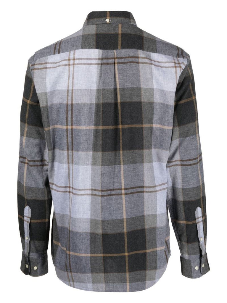Grey Glendale Check Print Shirt