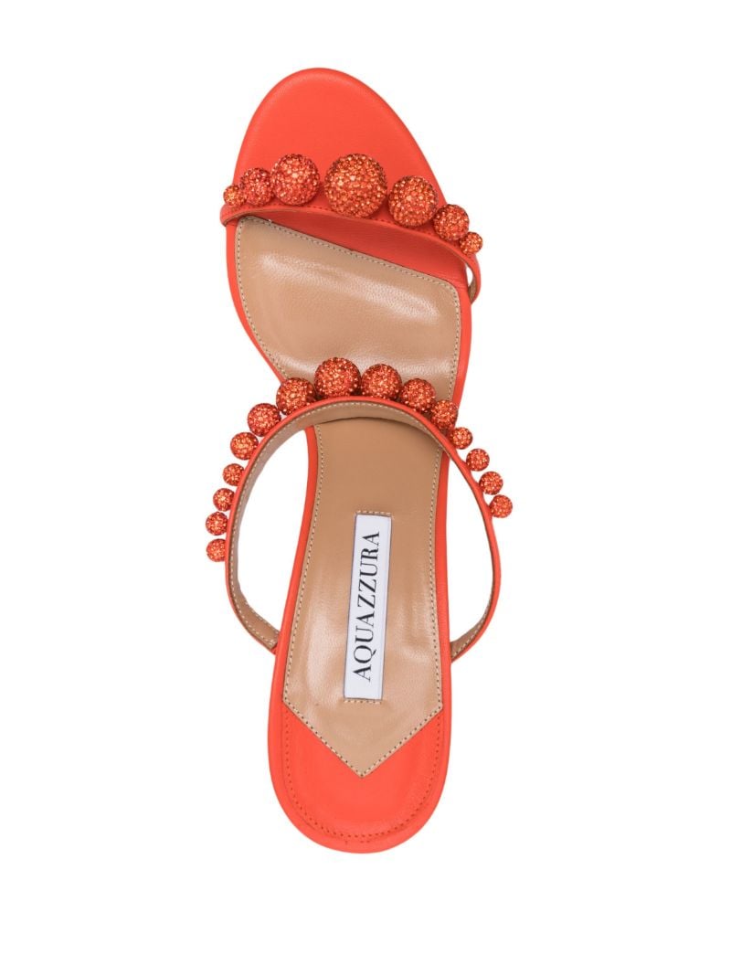 Orange Disco Dancer 75 Crystal-embellished Sandals
