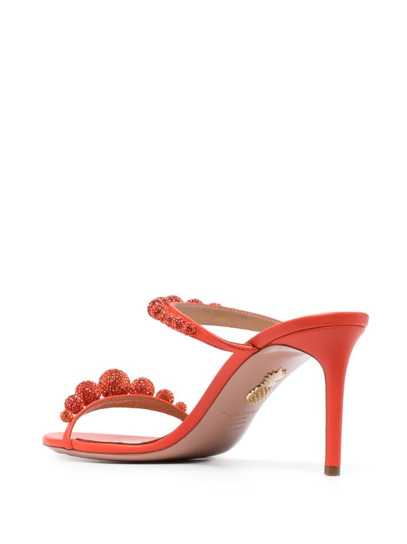Orange Disco Dancer 75 Crystal-embellished Sandals