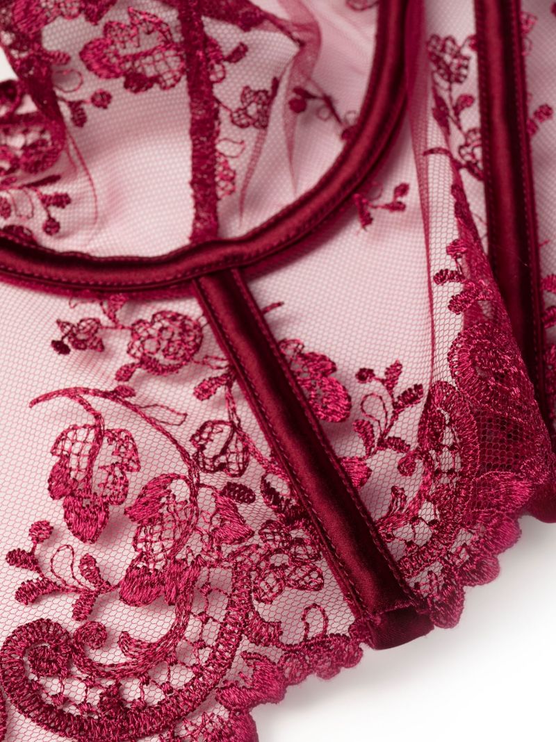 Red Juliette Lace Bustier