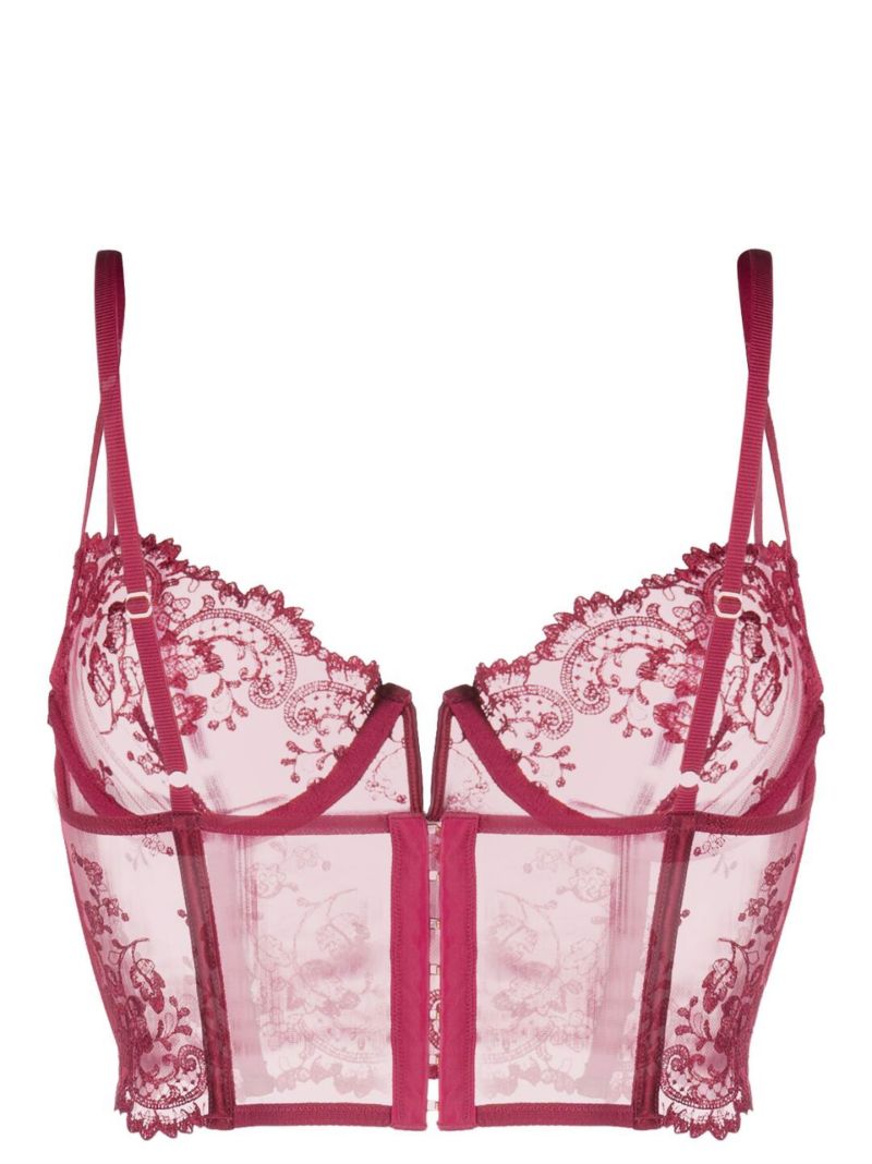 Red Juliette Lace Bustier