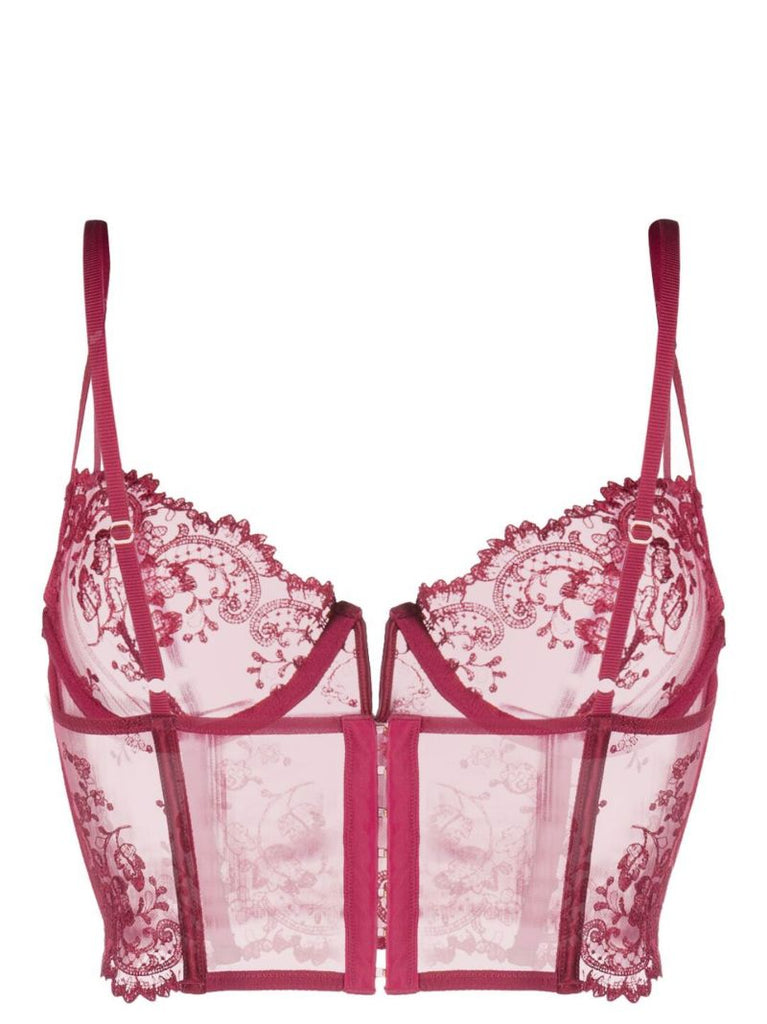 Red Juliette Lace Bustier