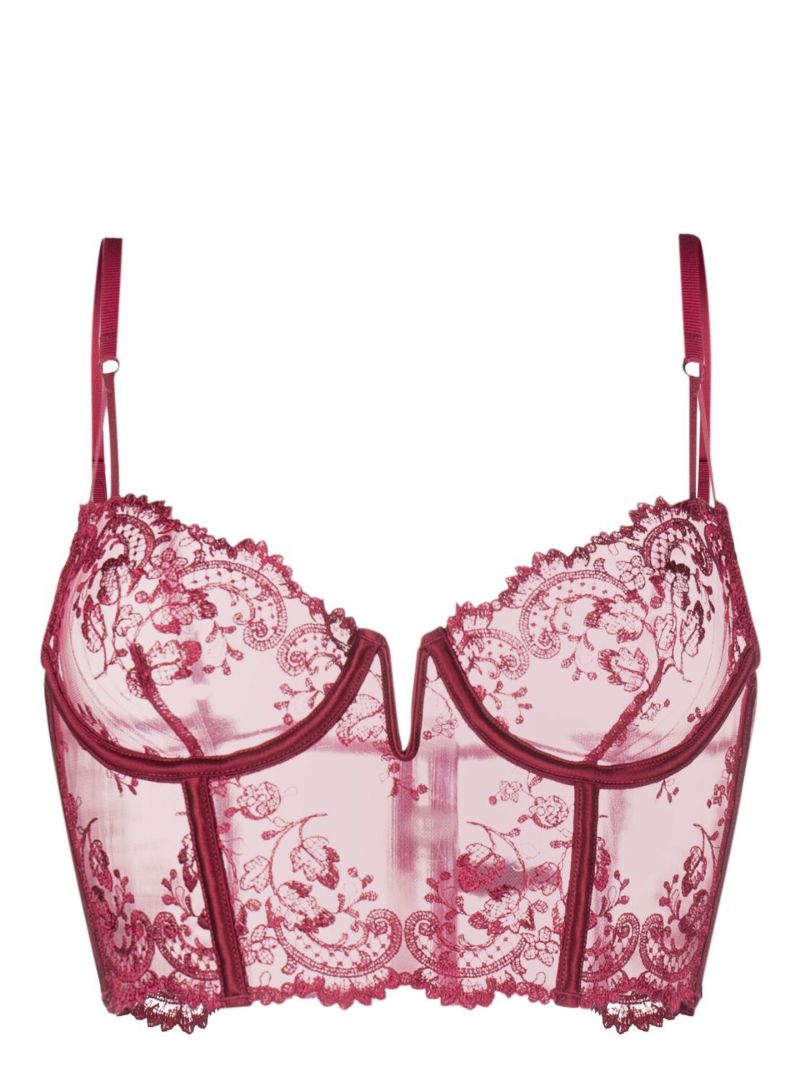 Red Juliette Lace Bustier