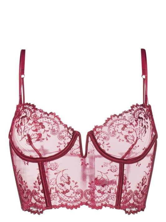 Red Juliette Lace Bustier