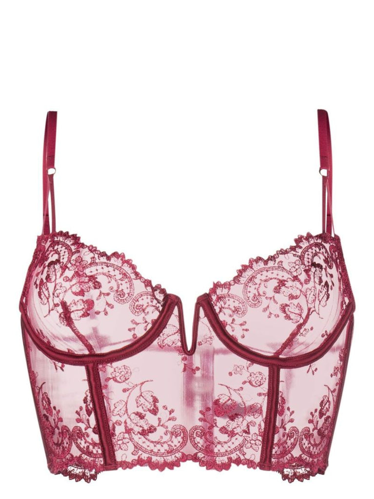 Red Juliette Lace Bustier