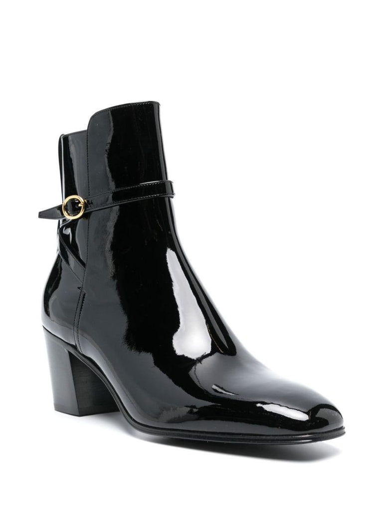 Black Offred 70 Leather Ankle Boots