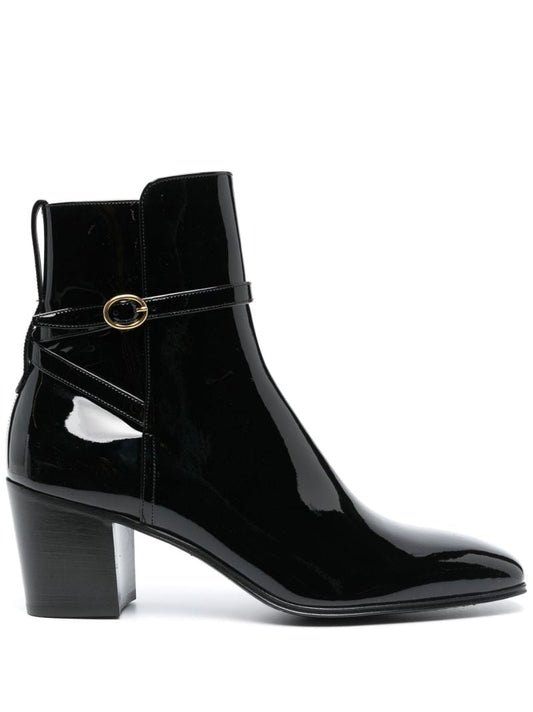 Black Offred 70 Leather Ankle Boots