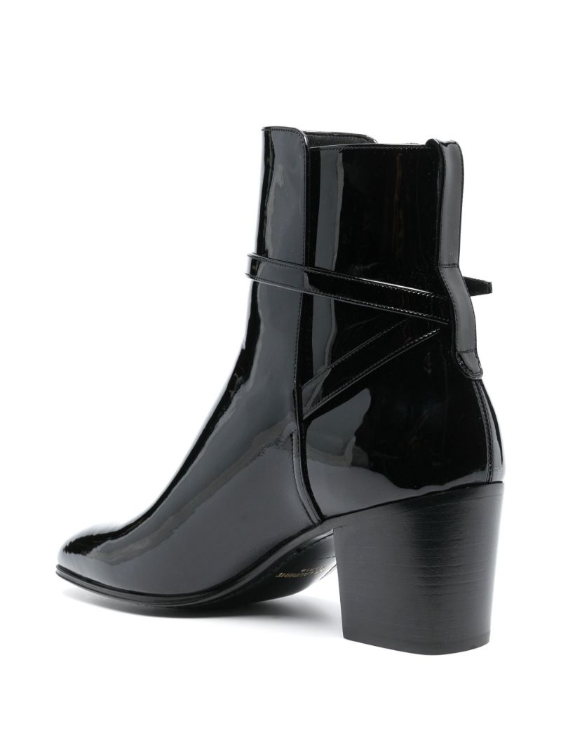 Black Offred 70 Leather Ankle Boots
