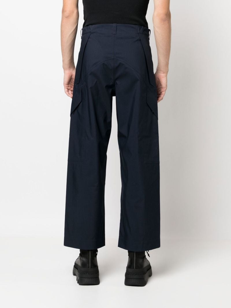 Navy 3l Straight-leg Trousers