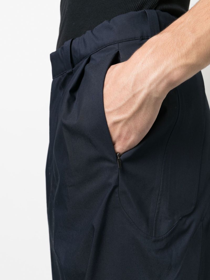 Navy 3l Straight-leg Trousers
