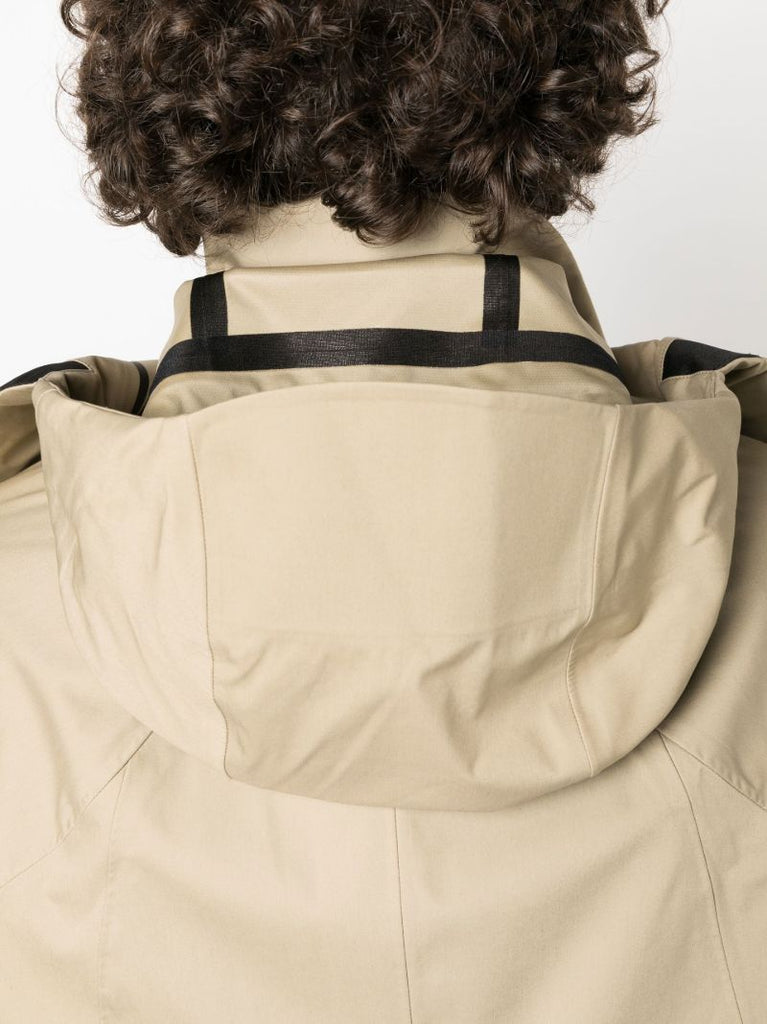 Neutral 3l Hooded Parka Coat