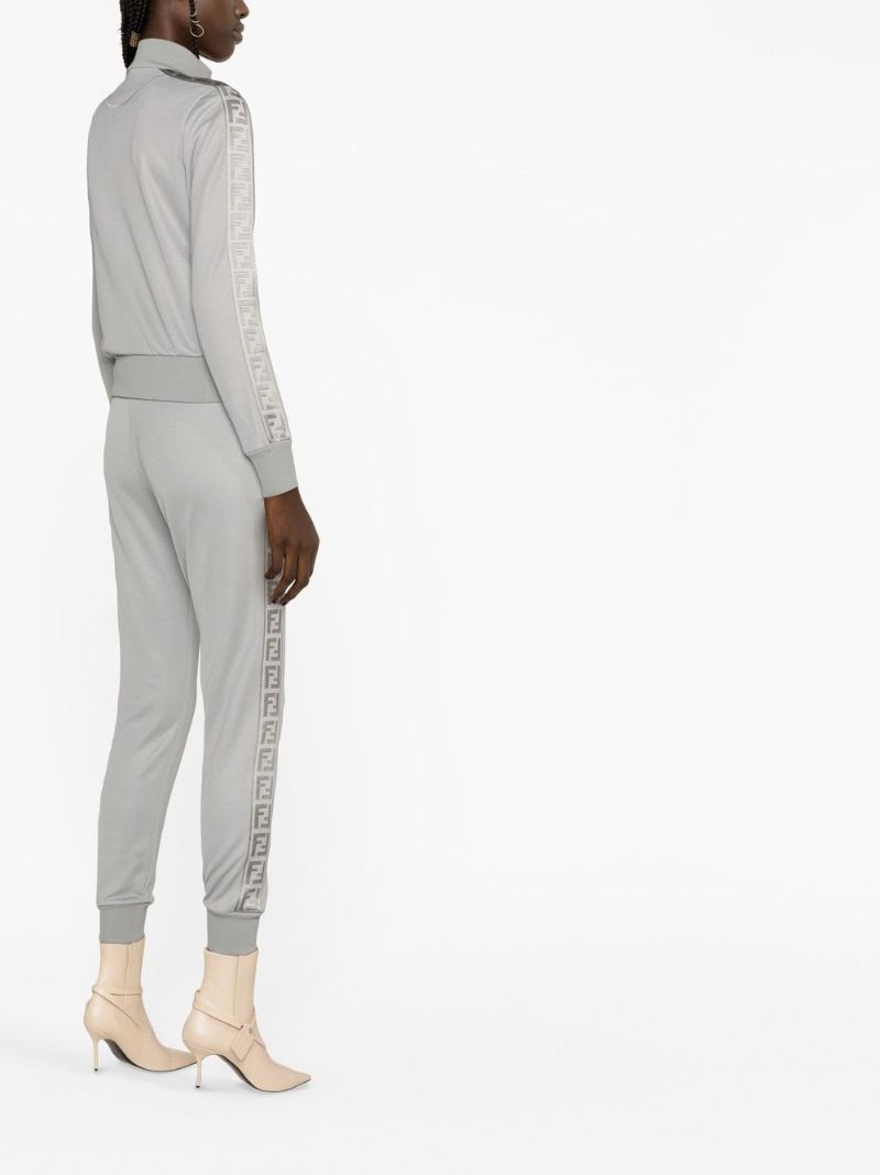 Grey Logo Tape Tracksuit