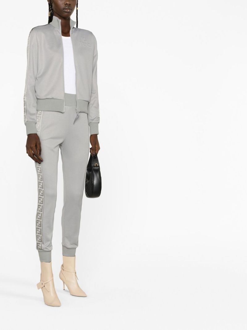 Grey Logo Tape Tracksuit