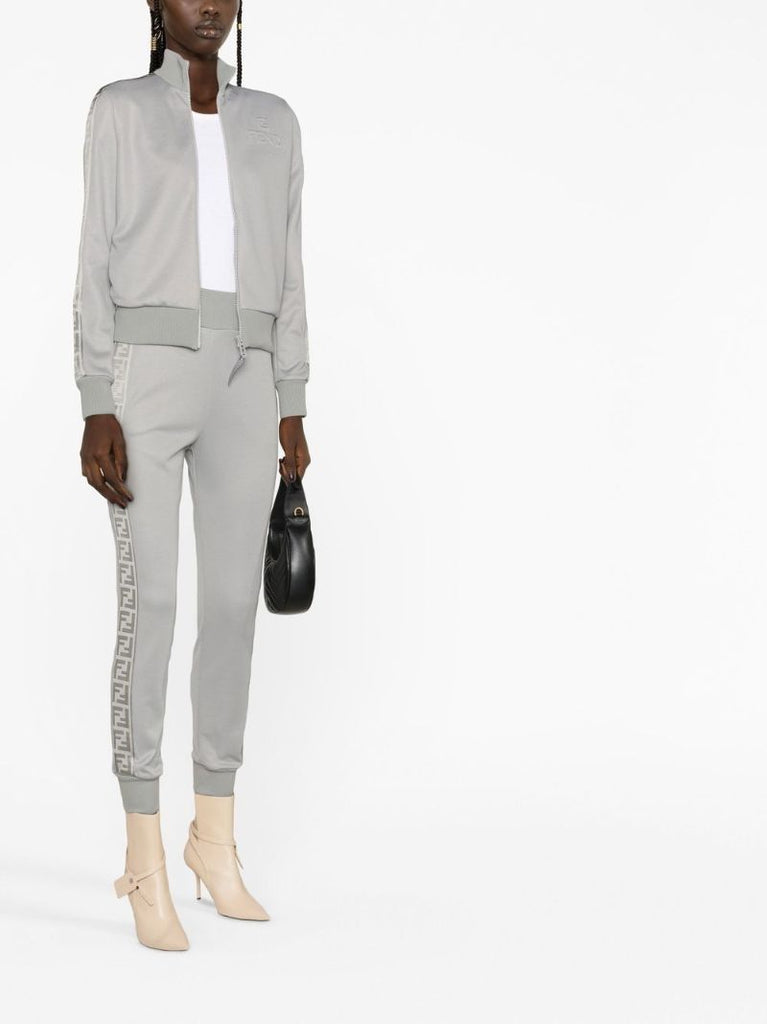 Grey Logo Tape Tracksuit