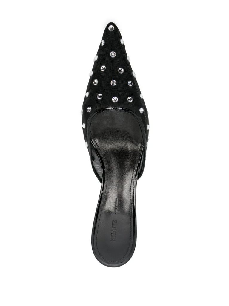 Black the Minna 35 Crystal Mules