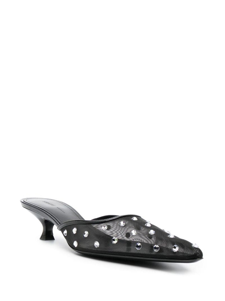 Black the Minna 35 Crystal Mules