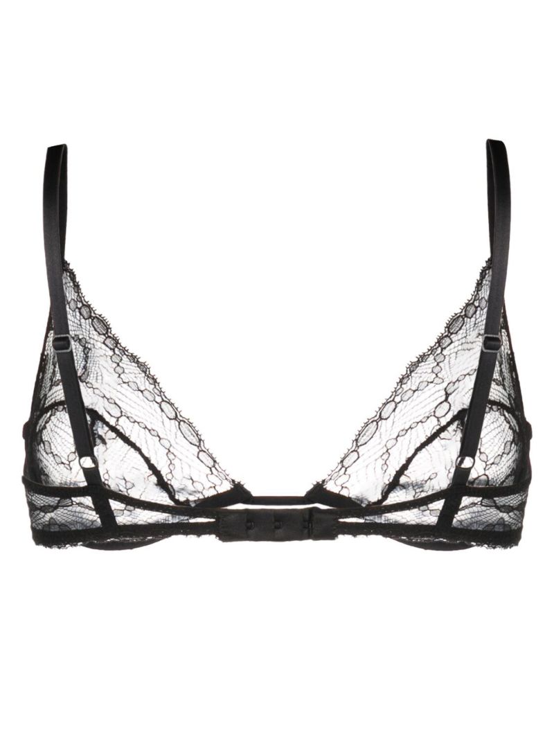 Black Mon Cheri Lace Demi Bra