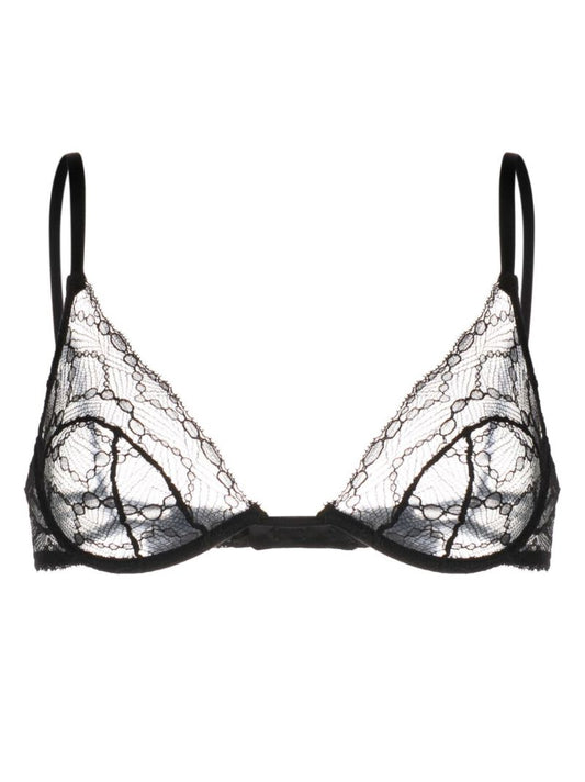 Black Mon Cheri Lace Demi Bra