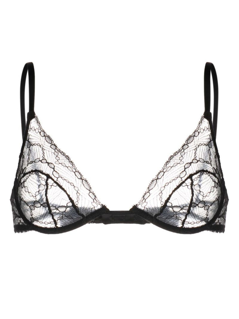 Black Mon Cheri Lace Demi Bra