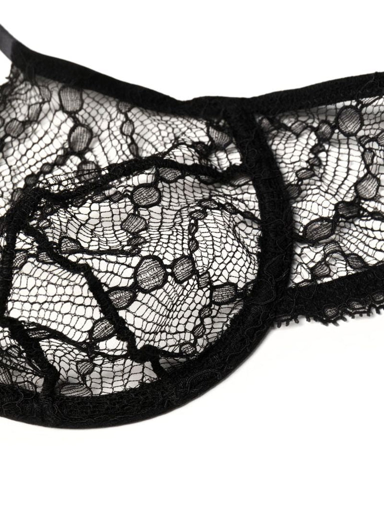 Black Mon Cheri Lace Demi Bra