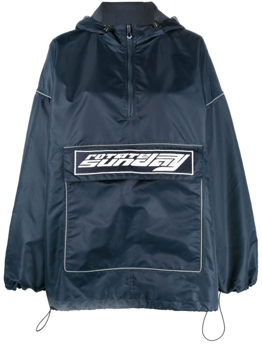 Blue Juliet Hooded Jacket
