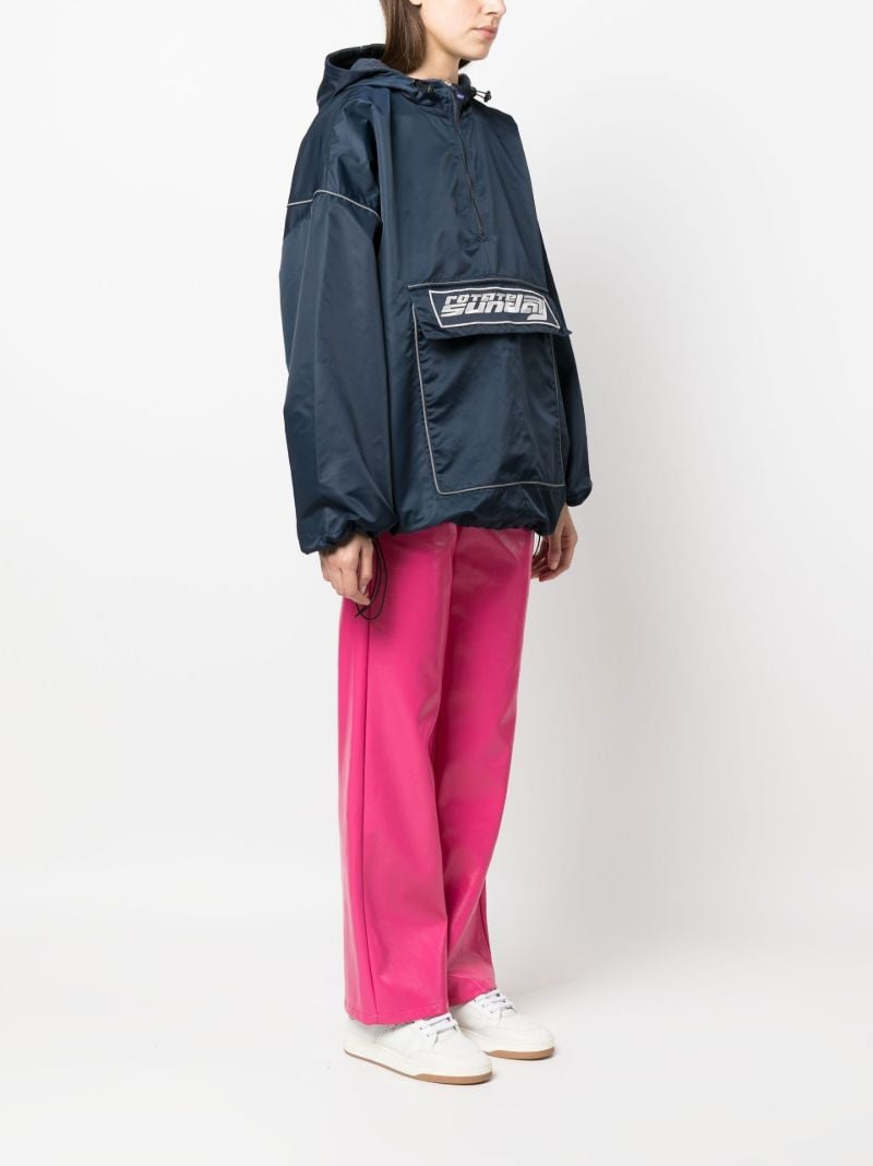 Blue Juliet Hooded Jacket