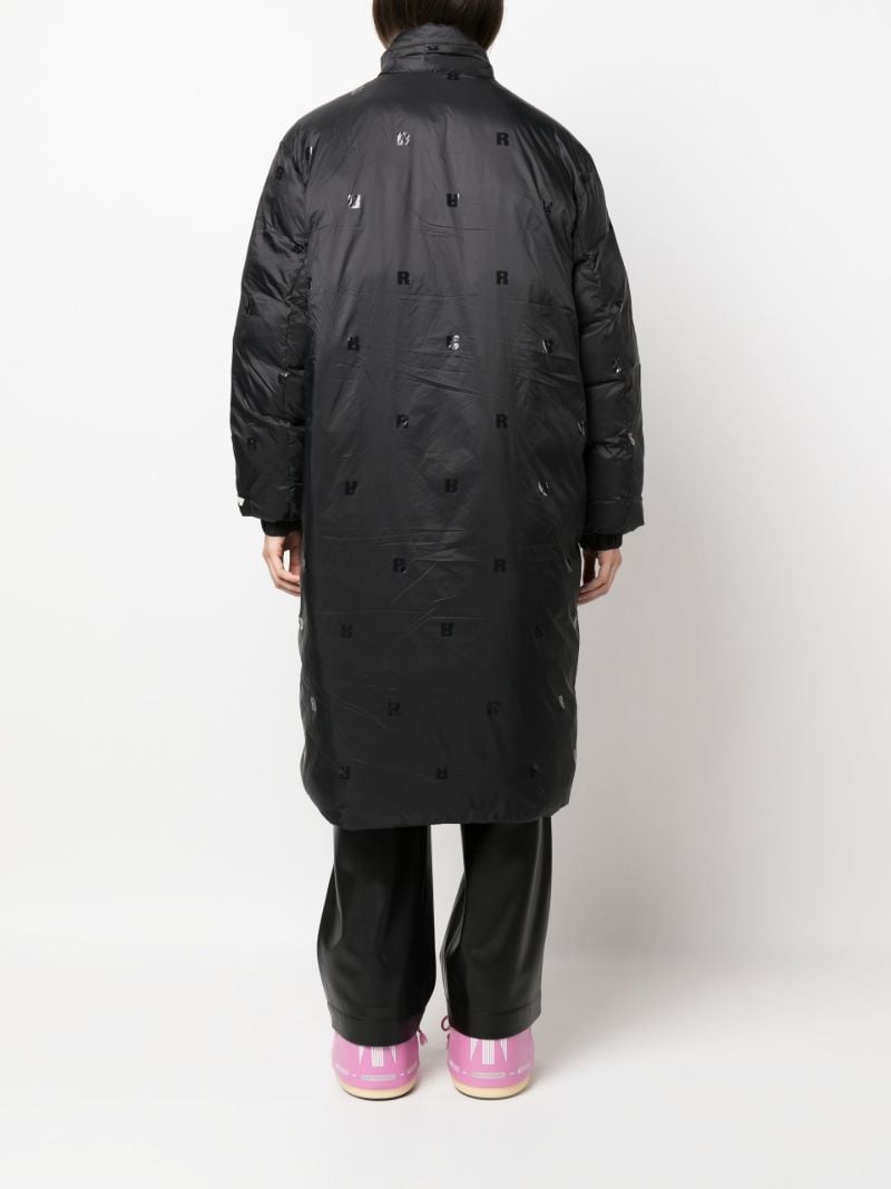 Black Tina Hooded Padded Coat