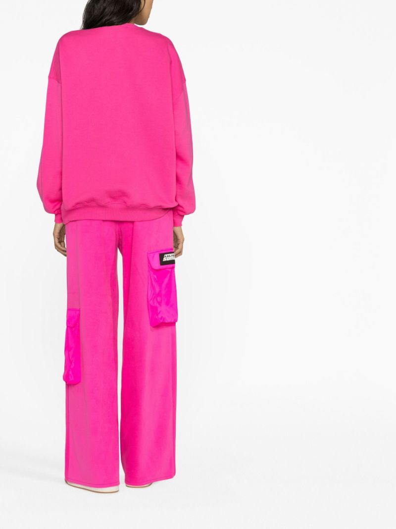 Pink Iris Logo Sweatshirt