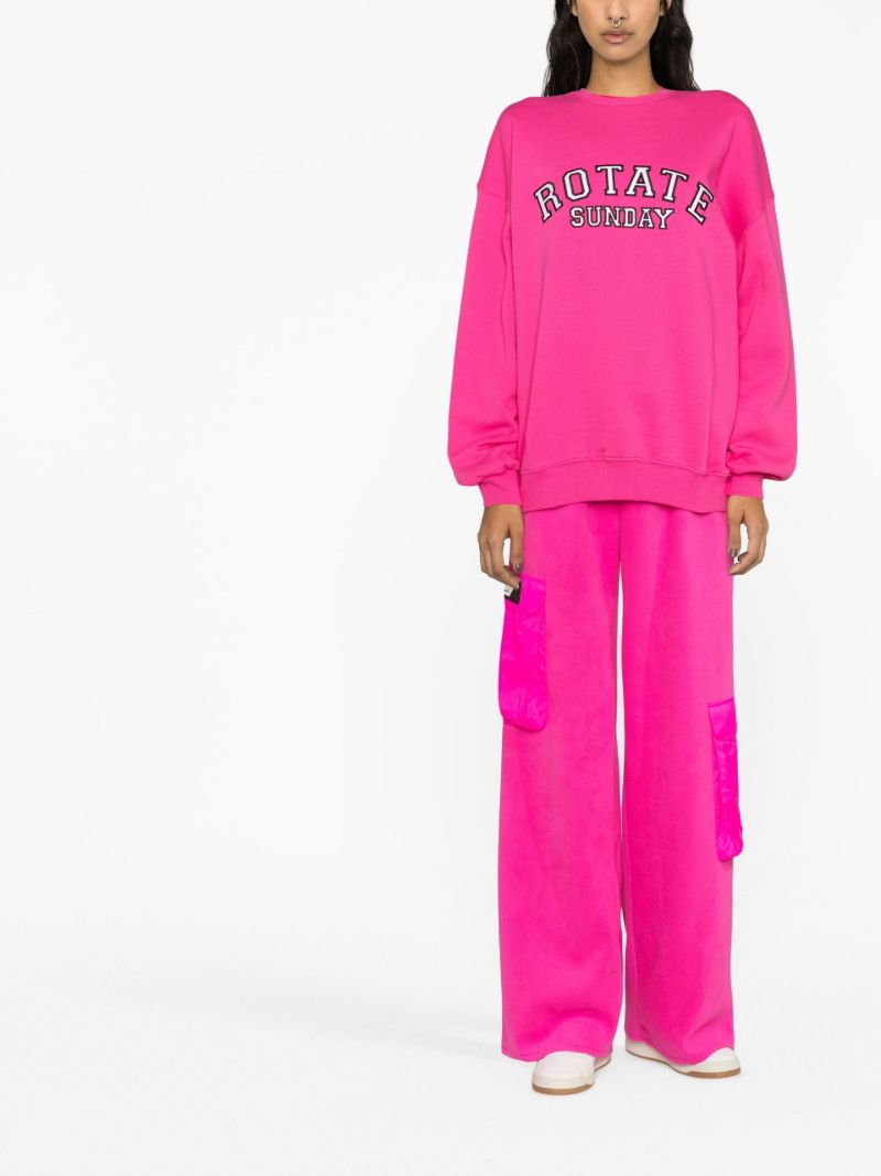 Pink Iris Logo Sweatshirt