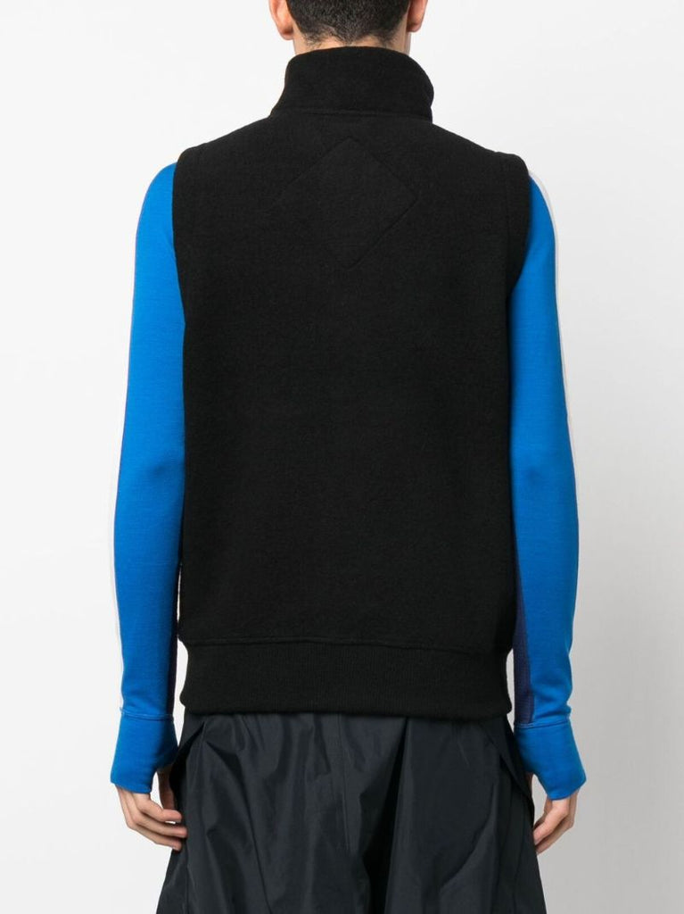 Black Mersey Fleece Gilet