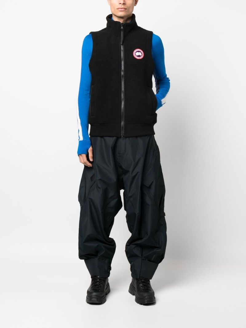 Black Mersey Fleece Gilet