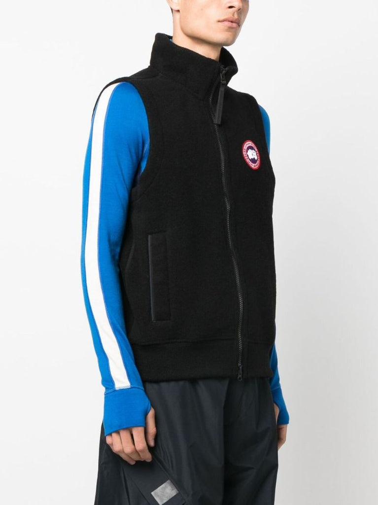 Black Mersey Fleece Gilet