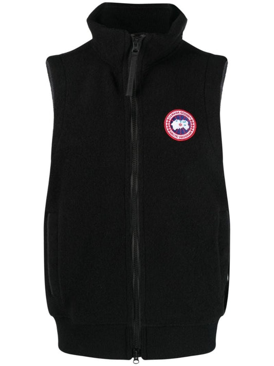 Black Mersey Fleece Gilet