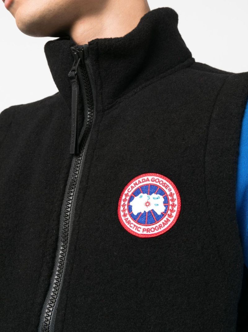 Black Mersey Fleece Gilet
