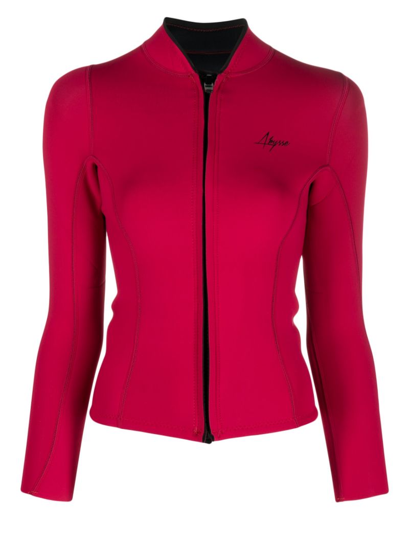Pink Rell Zipped Surf Top