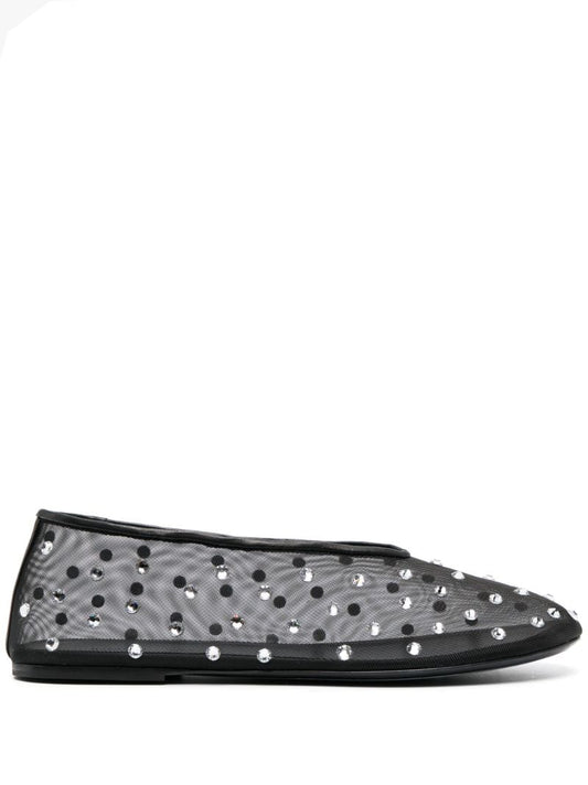 Black Marcy Mesh Ballet Pumps