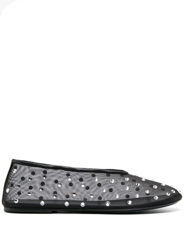Black Marcy Mesh Ballet Pumps