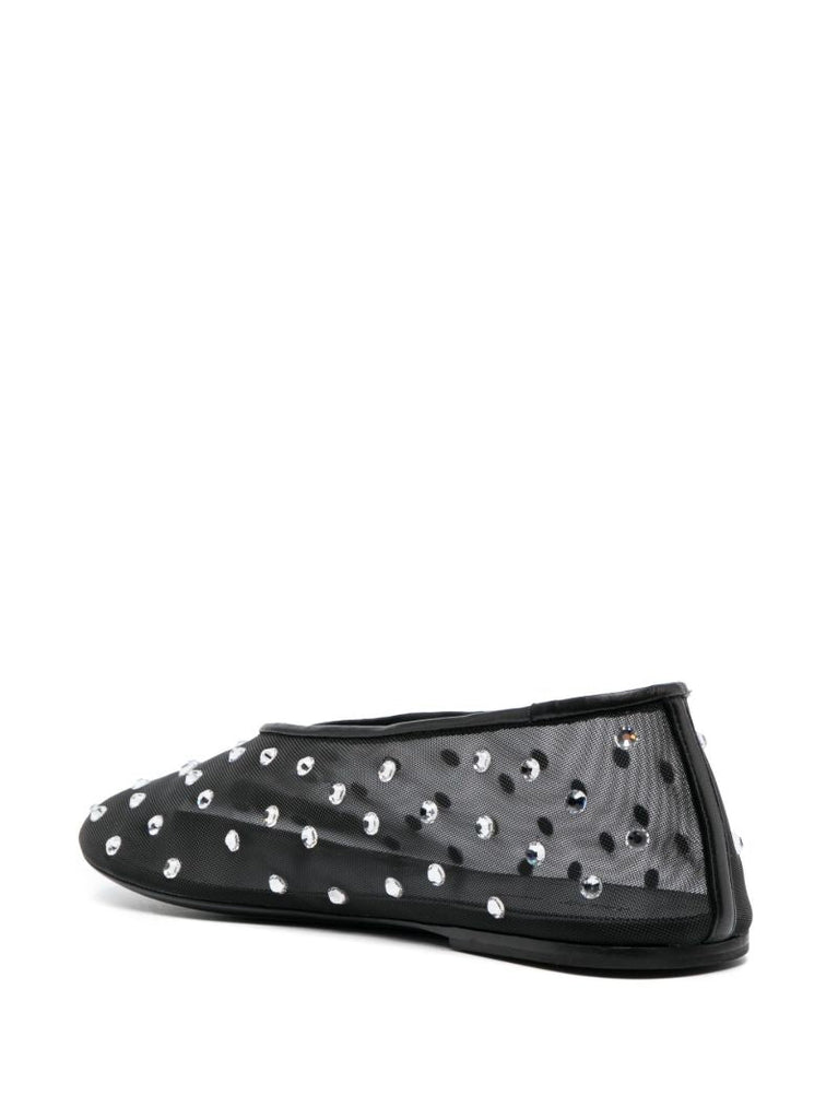 Black Marcy Mesh Ballet Pumps