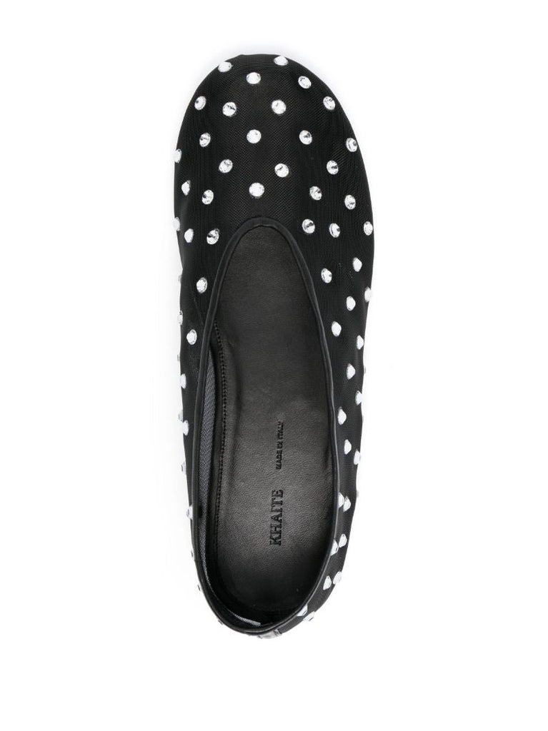 Black Marcy Mesh Ballet Pumps