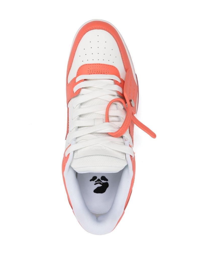 Orange Out of Office Leather Sneakers