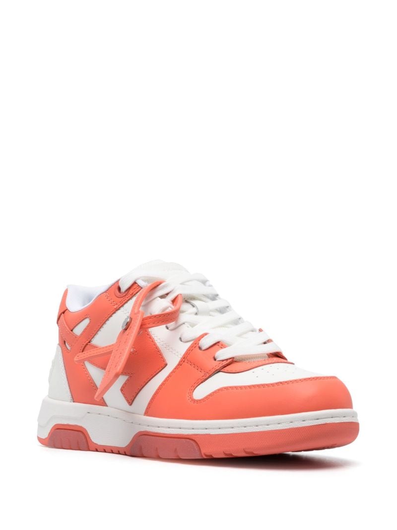 Orange Out of Office Leather Sneakers