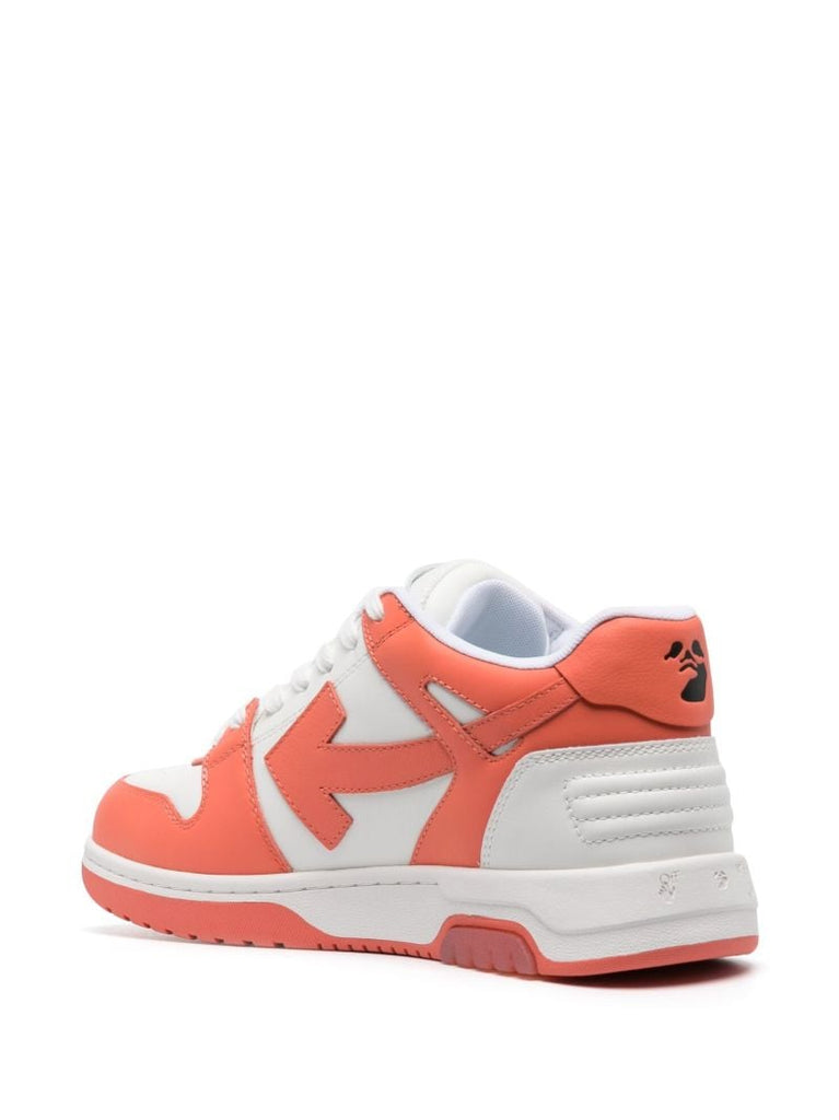 Orange Out of Office Leather Sneakers
